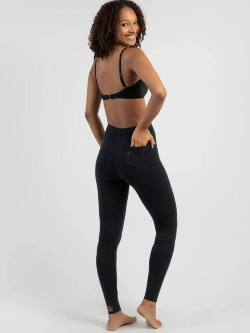 Nwot Billabong XS High-Rise Black Water Sea Surf Ocean Boat Wetsuit Leggings - Picture 2 of 13